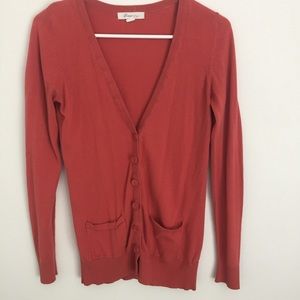 Burnt Orange Cardigan